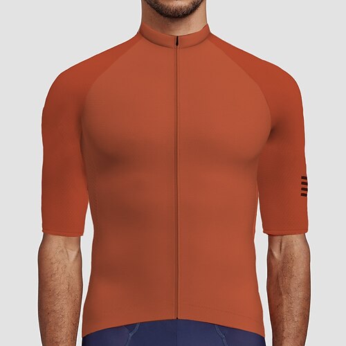 21Grams Men's Cycling Jersey Short Sleeve Bike Top with 3 Rear Pockets Mountain Bike MTB Road Bike Cycling Breathable Quick Dry Moisture Wicking Reflective Strips Black Green Purple Polyester Spandex
21Grams Men's Cycling Jersey Short Sleeve Bike Top with 3 Rear Pockets Mountain Bike MTB Road Bike Cycling Breathable Quick Dry Moisture Wicking Reflective Strips Black Green Purple Polyester Spandex