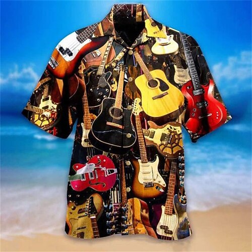 Herre Skjorte Hawaii skjorte Camp skjorte Grafisk skjorte Aloha skjorte Musikkinstrument Aftæpning Grønn Lilla Kakifarget Rød utendørs Gate Kortermet Knapp ned Klær Designer Fritid Hawaiisk Bekvem
Herre Skjorte Hawaii skjorte Camp skjorte Grafisk skjorte Aloha skjorte Musikkinstrument Aftæpning Grønn Lilla Kakifarget Rød utendørs Gate Kortermet Knapp ned Klær Designer Fritid Hawaiisk Bekvem