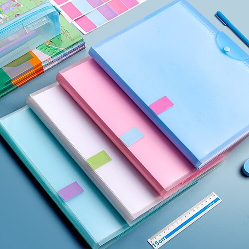 20 Pockets Document Bag PVC Waterproof Clear Multicolor File Organizer A3 Size Receipts Documents
20 Pockets Document Bag PVC Waterproof Clear Multicolor File Organizer A3 Size Receipts Documents