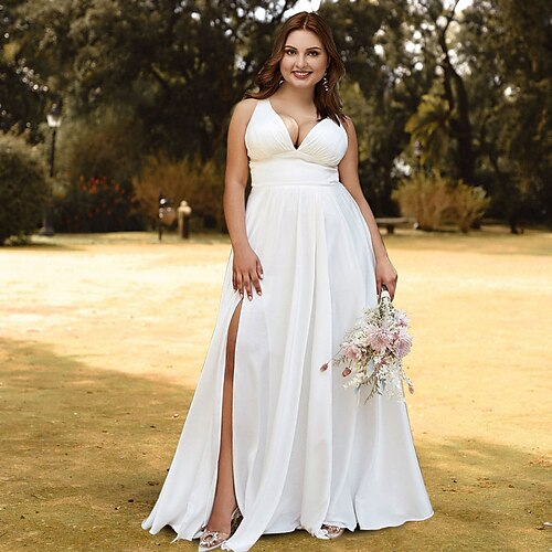 Sala Curva taglie forti Abiti da sposa Lungo Linea-A Senza maniche Con bretelline A V Elastene Con Spacco sul davanti 2023 Abiti da sposa
Sala Curva taglie forti Abiti da sposa Lungo Linea-A Senza maniche Con bretelline A V Elastene Con Spacco sul davanti 2023 Abiti da sposa