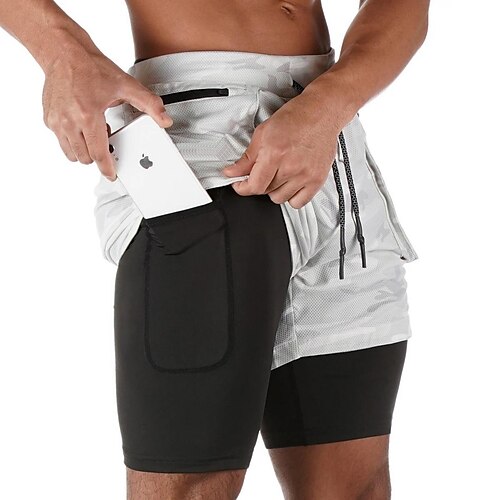 Men's Athletic Shorts Workout Shorts Tennis Shorts Breathable With Pockets Quick Dry Bottoms 2 in 1 Compression Liner Summer Gym Workout Tennis Running / Moisture Wicking / Lightweight
Men's Athletic Shorts Workout Shorts Tennis Shorts Breathable With Pockets Quick Dry Bottoms 2 in 1 Compression Liner Summer Gym Workout Tennis Running / Moisture Wicking / Lightweight