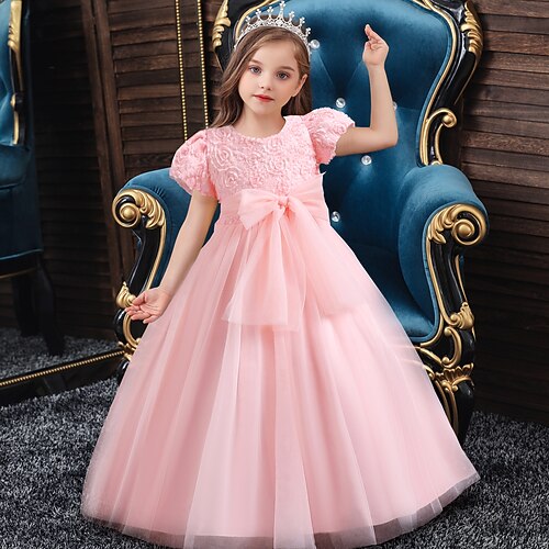Kids Little Girls' Dress Plain Flower Tulle Dress Wedding Birthday Patchwork Print Purple Pink Orange Maxi Short Sleeve Princess Cute Dresses Fall Spring Slim 3-12 Years
Kids Little Girls' Dress Plain Flower Tulle Dress Wedding Birthday Patchwork Print Purple Pink Orange Maxi Short Sleeve Princess Cute Dresses Fall Spring Slim 3-12 Years