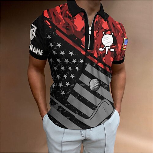 Per uomo POLO Camicia da golf Golf Golf Collo ripiegabile Nero / Rosso Esterno Strada Cerniera 3D Abbigliamento Di tendenza Informale Traspirante Comodo / Estate / Estate
Per uomo POLO Camicia da golf Golf Golf Collo ripiegabile Nero / Rosso Esterno Strada Cerniera 3D Abbigliamento Di tendenza Informale Traspirante Comodo / Estate / Estate