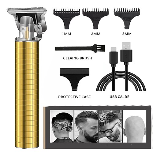 Hair Clippers for Men Professional Hair Trimmer Zero Gapped T-Blade Trimmer Cordless Rechargeable Clippers Electric Beard Trimmer Shaver Hair Cutting Kit
Hair Clippers for Men Professional Hair Trimmer Zero Gapped T-Blade Trimmer Cordless Rechargeable Clippers Electric Beard Trimmer Shaver Hair Cutting Kit