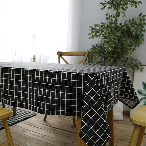 Farmhouse Style Tablecloth Cotton Linen Rectangle Table Cloths for Kitchen Dining, Party, Holiday, Christmas, Buffet
Farmhouse Style Tablecloth Cotton Linen Rectangle Table Cloths for Kitchen Dining, Party, Holiday, Christmas, Buffet
