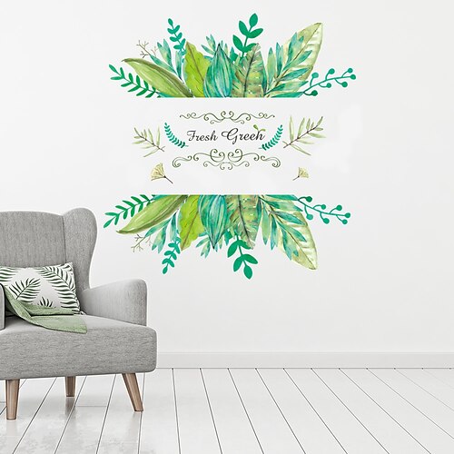 New Green Leaf Style Home Decoration Living Room TV Background Wall Layout Removable Wall Sticker
New Green Leaf Style Home Decoration Living Room TV Background Wall Layout Removable Wall Sticker