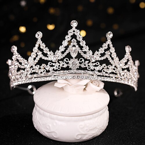 Diademi della corona Strass Lega Matrimonio Festa / Serata Retrò Dolce Con Cristallo / strass Più materiali Copricapo Copricapo
Diademi della corona Strass Lega Matrimonio Festa / Serata Retrò Dolce Con Cristallo / strass Più materiali Copricapo Copricapo