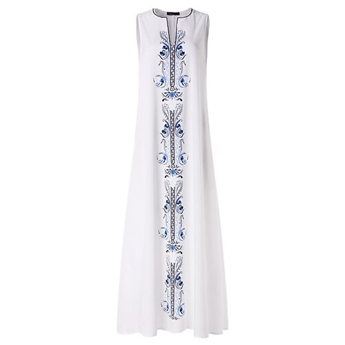 Women's Plus Size Holiday Dress Floral V Neck Print Sleeveless Spring Summer Casual Maxi long Dress Causal Holiday Dress
Women's Plus Size Holiday Dress Floral V Neck Print Sleeveless Spring Summer Casual Maxi long Dress Causal Holiday Dress