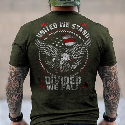Men's Unisex T shirt Tee 3D Print Graphic Prints Eagle Crew Neck Street Daily Print Short Sleeve Tops Casual Vintage Designer Big and Tall Black Army Green Dark Gray
Men's Unisex T shirt Tee 3D Print Graphic Prints Eagle Crew Neck Street Daily Print Short Sleeve Tops Casual Vintage Designer Big and Tall Black Army Green Dark Gray