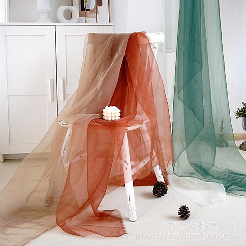 Solid colorOrganza Tablecloth Wind cloth photography background cloth wedding dessert table layout photo decoration props 150100CM
Solid colorOrganza Tablecloth Wind cloth photography background cloth wedding dessert table layout photo decoration props 150100CM