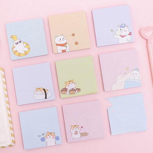 9 pcs Sticky Notes 3.13.1 inch Colorful Paper Lined Cute Self-adhesive Post It Notes for School Office Student
9 pcs Sticky Notes 3.13.1 inch Colorful Paper Lined Cute Self-adhesive Post It Notes for School Office Student