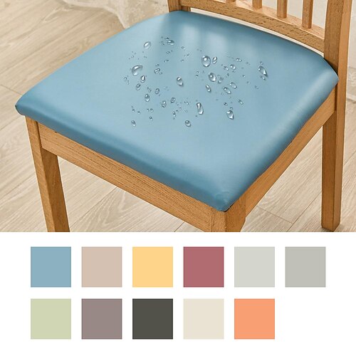 Stretch Kitchen Chair Cover White Black Grey Chair Seat Slipcover Pu Leather Elastic For Dinning Party Hotel Wedding Soft Removable Washable 
Stretch Kitchen Chair Cover White Black Grey Chair Seat Slipcover Pu Leather Elastic For Dinning Party Hotel Wedding Soft Removable Washable