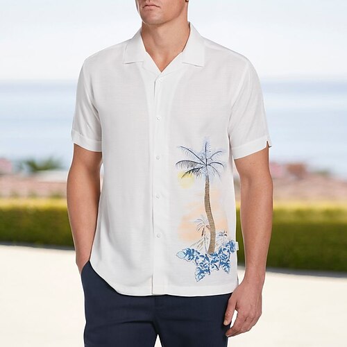 Men's Shirt Ink Painting Turndown Street Casual Button-Down Short Sleeve Tops Casual Fashion Breathable Comfortable White WhiteWhite
Men's Shirt Ink Painting Turndown Street Casual Button-Down Short Sleeve Tops Casual Fashion Breathable Comfortable White WhiteWhite