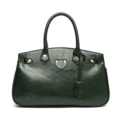 Women's Work Bag Top Handle Bag PU Leather Zipper Vintage Daily Going out Green Black Red Brown
Women's Work Bag Top Handle Bag PU Leather Zipper Vintage Daily Going out Green Black Red Brown
