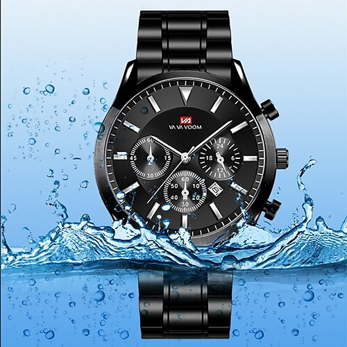 New Men'S Three-Eye Multi-Function Sports Watch Va-2051 Decorative Calendar Men'S Student Trend Quartz Watch Business Calendar Waterproof Steel Strap Watch
New Men'S Three-Eye Multi-Function Sports Watch Va-2051 Decorative Calendar Men'S Student Trend Quartz Watch Business Calendar Waterproof Steel Strap Watch
