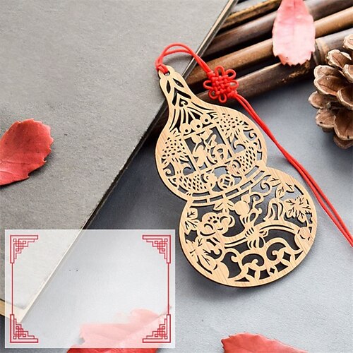 Wood Bookmark Geometrical Pagination Mark Wood Retro Aesthetic Chinese Style Bookmark for Student Women Teacher 95.5 inch
Wood Bookmark Geometrical Pagination Mark Wood Retro Aesthetic Chinese Style Bookmark for Student Women Teacher 95.5 inch