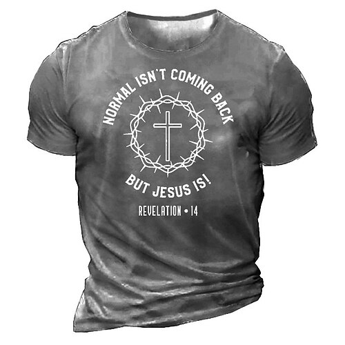 Men's Unisex T shirt 3D Print Graphic Prints Cross Letter Crew Neck Street Daily Print Short Sleeve Tops Casual Designer Big and Tall Sports Black Army Green Khaki
Men's Unisex T shirt 3D Print Graphic Prints Cross Letter Crew Neck Street Daily Print Short Sleeve Tops Casual Designer Big and Tall Sports Black Army Green Khaki