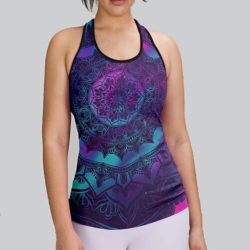 21Grams Women's Yoga Top Fashion Green Purple Yoga Gym Workout Running Tank Top Sleeveless Sport Activewear Breathable Quick Dry Comfortable Stretchy
21Grams Women's Yoga Top Fashion Green Purple Yoga Gym Workout Running Tank Top Sleeveless Sport Activewear Breathable Quick Dry Comfortable Stretchy