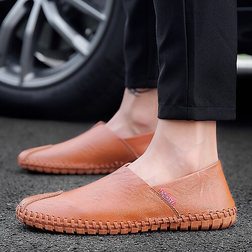 Men's Loafers Slip-Ons Business Casual Classic Daily Office Career Cowhide Booties / Ankle Boots Black Blue Yellow Spring Summer
Men's Loafers Slip-Ons Business Casual Classic Daily Office Career Cowhide Booties / Ankle Boots Black Blue Yellow Spring Summer