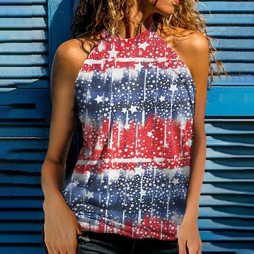 Women's Daily Weekend Geometric Tank Top Camis Star Sleeveless Print Round Neck Casual Streetwear Tops Red S / 3D Print
Women's Daily Weekend Geometric Tank Top Camis Star Sleeveless Print Round Neck Casual Streetwear Tops Red S / 3D Print