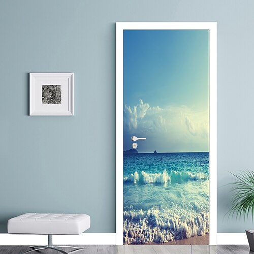 77/90200cm Simulation Door Stickers Removable Waterproof Wall Stickers Bedroom Living Room Pvc Stickers
77/90200cm Simulation Door Stickers Removable Waterproof Wall Stickers Bedroom Living Room Pvc Stickers