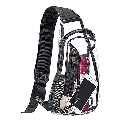 Transparent One-shoulder Messenger Bag Outdoor Sports Fashion Large-capacity Backpack
Transparent One-shoulder Messenger Bag Outdoor Sports Fashion Large-capacity Backpack