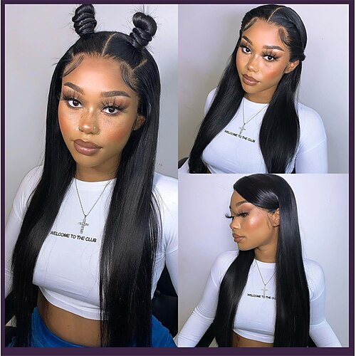 14-30 Inch Transparent Lace Front Hair Wig Straight Lace Frontal Human Hair Wigs for Women Brazilian 13x4 Lace Closure Wig
14-30 Inch Transparent Lace Front Hair Wig Straight Lace Frontal Human Hair Wigs for Women Brazilian 13x4 Lace Closure Wig