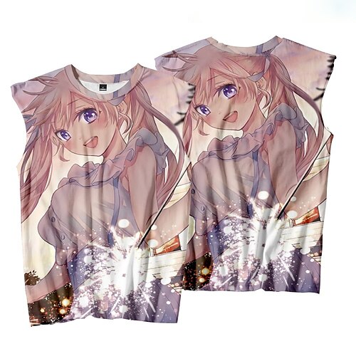 Inspired by The Demon Girl Next Door Yoshida Yuuko Cosplay Costume T-shirt 100% Polyester Pattern Harajuku Graphic Kawaii Vest For Men's / Sleeveless
Inspired by The Demon Girl Next Door Yoshida Yuuko Cosplay Costume T-shirt 100% Polyester Pattern Harajuku Graphic Kawaii Vest For Men's / Sleeveless