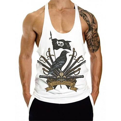 Men's Tank Top Vest Hot Stamping Graphic Prints Animal Plus Size Crew Neck Daily Sports Print Sleeveless Tops Fashion Classic Designer Hawaiian White Gray Yellow
Men's Tank Top Vest Hot Stamping Graphic Prints Animal Plus Size Crew Neck Daily Sports Print Sleeveless Tops Fashion Classic Designer Hawaiian White Gray Yellow