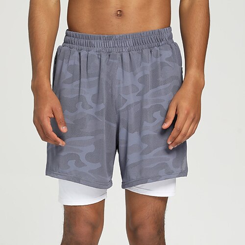 Men's Classic Style Fashion Active Shorts 2 in 1 Elastic Waist Knee Length Pants Sports Outdoor Casual Micro-elastic Camouflage Color Block Comfort Breathable Mid Waist Black / White White Black
Men's Classic Style Fashion Active Shorts 2 in 1 Elastic Waist Knee Length Pants Sports Outdoor Casual Micro-elastic Camouflage Color Block Comfort Breathable Mid Waist Black / White White Black