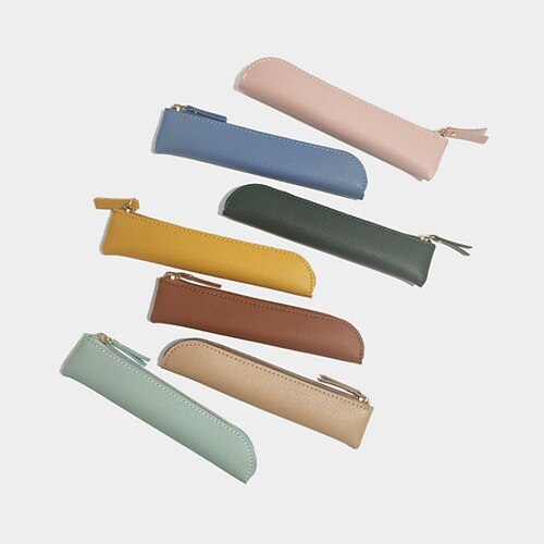 PencilCasePenPouchMarkerBag Waterproof Wear-Resistant With Zipper Leather for School Office Business
PencilCasePenPouchMarkerBag Waterproof Wear-Resistant With Zipper Leather for School Office Business