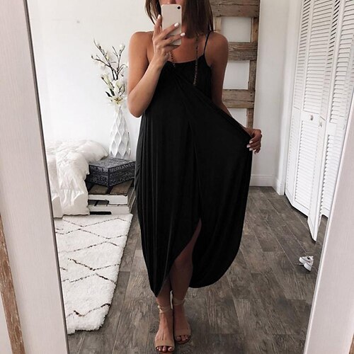 Mujer Vestido Midi Verde Trébol Negro Azul Piscina Sin Mangas Color puro Espalda al Aire Primavera Verano Correa de espagueti Fin de semana 2022 S M L XL XXL 3XL
Mujer Vestido Midi Verde Trébol Negro Azul Piscina Sin Mangas Color puro Espalda al Aire Primavera Verano Correa de espagueti Fin de semana 2022 S M L XL XXL 3XL