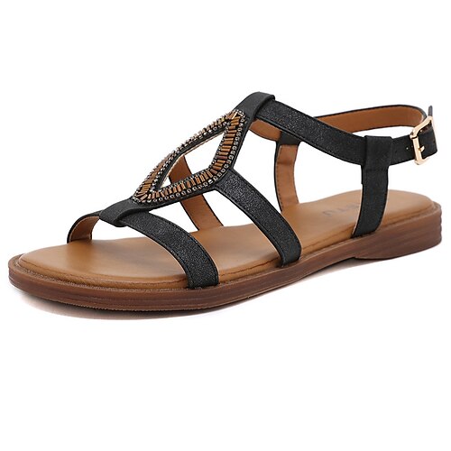 Women's Sandals Flat Sandals Flat Heel Round Toe Open Toe Elegant Casual Daily Office Walking Shoes PU Leather Buckle Spring Summer Solid Colored Almond Black Rosy Pink
Women's Sandals Flat Sandals Flat Heel Round Toe Open Toe Elegant Casual Daily Office Walking Shoes PU Leather Buckle Spring Summer Solid Colored Almond Black Rosy Pink