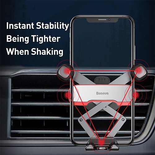 Car Vent Phone Mount Metal Gravity Auto Mobilephone Stand For 4.7-6.5 Inch Phone Invisibile Car Support
Car Vent Phone Mount Metal Gravity Auto Mobilephone Stand For 4.7-6.5 Inch Phone Invisibile Car Support