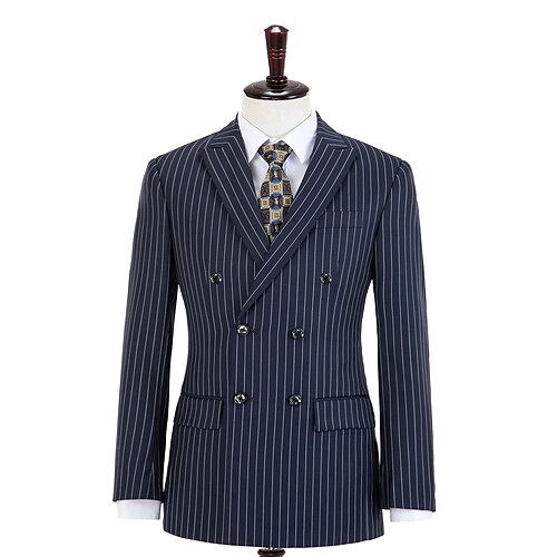 tilpasset dress bryllup spesiell anledning arrangement fest topp midnatt blå stripe dobbeltspent ull
tilpasset dress bryllup spesiell anledning arrangement fest topp midnatt blå stripe dobbeltspent ull