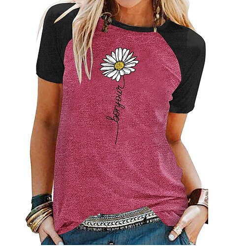 Women's Casual Daily Holiday T shirt Dress Graphic Daisy Letter Short Sleeve Print Round Neck Basic Tops Green Blue Light gray S
Women's Casual Daily Holiday T shirt Dress Graphic Daisy Letter Short Sleeve Print Round Neck Basic Tops Green Blue Light gray S