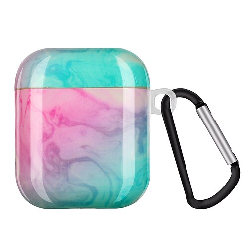 

Case Cover Compatible with AirPods Pro Airpods 1/2 AirPods 3 Dustproof Shockproof Marble TPU Headphone Case