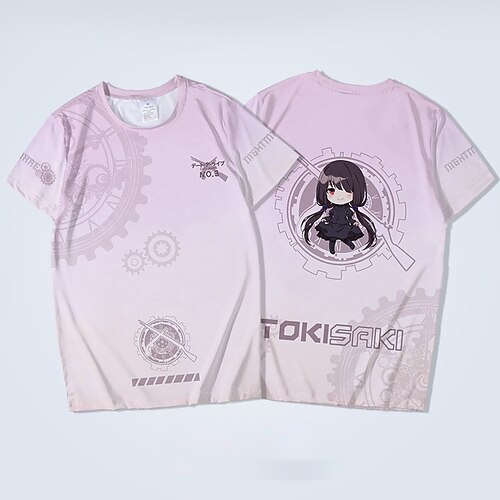 Inspired by Date A Live Tohka Yatogami Tokisaki Kurumi T-shirt Cartoon 100% Polyester Anime Harajuku Graphic Kawaii T-shirt For Men's / Women's / Couple's
Inspired by Date A Live Tohka Yatogami Tokisaki Kurumi T-shirt Cartoon 100% Polyester Anime Harajuku Graphic Kawaii T-shirt For Men's / Women's / Couple's