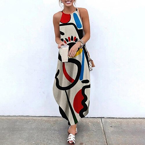 Women's Slip Dress Maxi long Dress Light Pink White Pink Red Sleeveless Print Abstract Split Fall Spring Round Neck Stylish Party 2022 XS S M L XL 2XL 3XL 4XL 5XL 6XL
Women's Slip Dress Maxi long Dress Light Pink White Pink Red Sleeveless Print Abstract Split Fall Spring Round Neck Stylish Party 2022 XS S M L XL 2XL 3XL 4XL 5XL 6XL