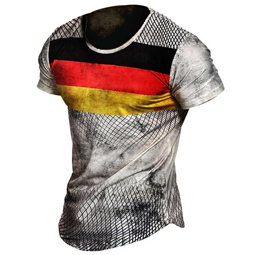 Men's Unisex T shirt 3D Print Color Block Graphic Prints Crew Neck Street Daily Print Short Sleeve Tops Casual Designer Big and Tall Sports Gray
Men's Unisex T shirt 3D Print Color Block Graphic Prints Crew Neck Street Daily Print Short Sleeve Tops Casual Designer Big and Tall Sports Gray