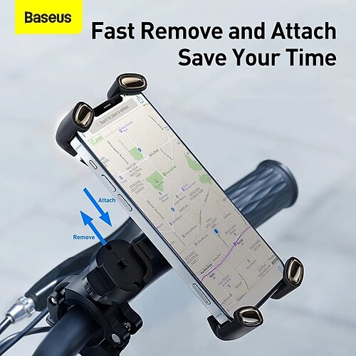 Baseus Bike Holder 360 Adjustable Cache Bike Holder for Bicycle and Motorcycle Navigation Holder
Baseus Bike Holder 360 Adjustable Cache Bike Holder for Bicycle and Motorcycle Navigation Holder