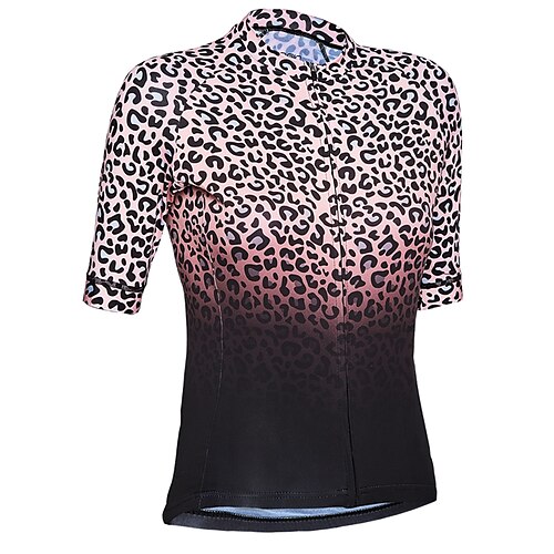21Grams Women's Cycling Jersey Short Sleeve Bike Top with 3 Rear Pockets Mountain Bike MTB Road Bike Cycling Breathable Quick Dry Moisture Wicking Reflective Strips Purple Leopard Polyester Spandex
21Grams Women's Cycling Jersey Short Sleeve Bike Top with 3 Rear Pockets Mountain Bike MTB Road Bike Cycling Breathable Quick Dry Moisture Wicking Reflective Strips Purple Leopard Polyester Spandex