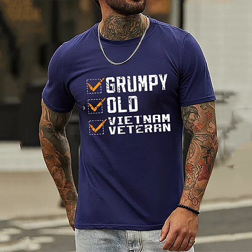 Men's T shirt Hot Stamping Graphic Letter Crew Neck Casual Daily Print Short Sleeve Tops Fashion Vintage Designer Big and Tall Black Navy Blue
Men's T shirt Hot Stamping Graphic Letter Crew Neck Casual Daily Print Short Sleeve Tops Fashion Vintage Designer Big and Tall Black Navy Blue