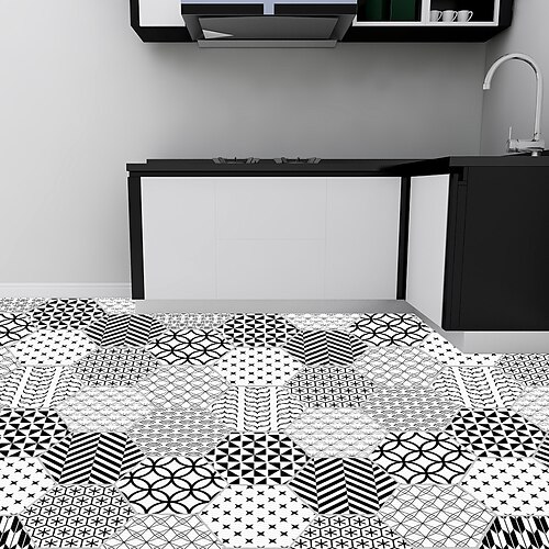 10pcs Geometric Hexagonal Tile Stickers Bathroom Kitchen Wall Stickers Non-slip Floor Stickers
10pcs Geometric Hexagonal Tile Stickers Bathroom Kitchen Wall Stickers Non-slip Floor Stickers