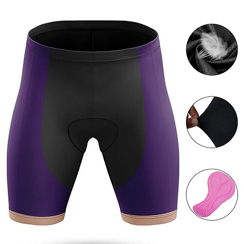 21Grams Women's Bike Shorts Cycling Padded Shorts Bike Padded Shorts / Chamois Bottoms Mountain Bike MTB Road Bike Cycling Sports Patchwork 3D Pad Cycling Breathable Quick Dry Purple Polyester Spandex
21Grams Women's Bike Shorts Cycling Padded Shorts Bike Padded Shorts / Chamois Bottoms Mountain Bike MTB Road Bike Cycling Sports Patchwork 3D Pad Cycling Breathable Quick Dry Purple Polyester Spandex