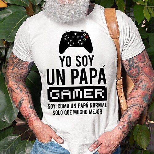 Men's Unisex T shirt Tee Hot Stamping Graphic Prints Gamepad Letter Crew Neck Street Daily Print Short Sleeve Tops Casual Designer Big and Tall Papa T Shirts White Dark Gray Red
Men's Unisex T shirt Tee Hot Stamping Graphic Prints Gamepad Letter Crew Neck Street Daily Print Short Sleeve Tops Casual Designer Big and Tall Papa T Shirts White Dark Gray Red