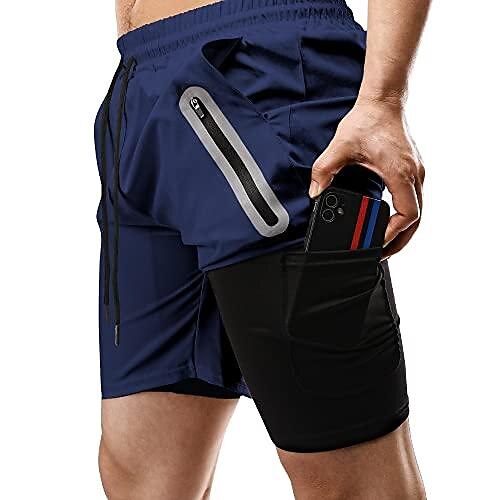 Men's Compression Shorts Drawstring 2 in 1 Base Layer Sportswear Activewear Solid Colored Black khaki Navy Blue / Zipper Pocket
Men's Compression Shorts Drawstring 2 in 1 Base Layer Sportswear Activewear Solid Colored Black khaki Navy Blue / Zipper Pocket