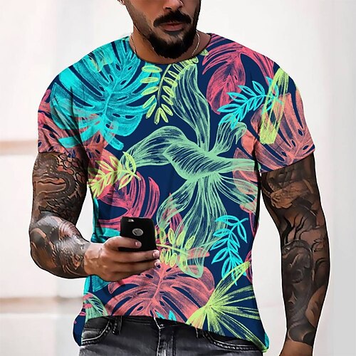 Men's Tee T shirt Tee 3D Print Graphic Round Neck Casual Daily 3D Print Short Sleeve Tops Fashion Designer Cool Comfortable Blue
Men's Tee T shirt Tee 3D Print Graphic Round Neck Casual Daily 3D Print Short Sleeve Tops Fashion Designer Cool Comfortable Blue