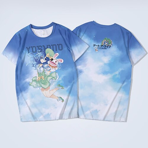 Inspired by Date A Live Tohka Yatogami Tokisaki Kurumi T-shirt Cartoon 100% Polyester Anime Harajuku Graphic Kawaii T-shirt For Men's / Women's / Couple's
Inspired by Date A Live Tohka Yatogami Tokisaki Kurumi T-shirt Cartoon 100% Polyester Anime Harajuku Graphic Kawaii T-shirt For Men's / Women's / Couple's