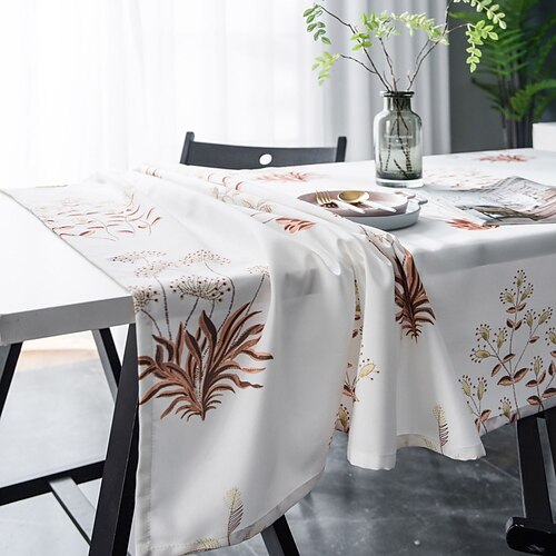 Farmhouse Style Pastoral Tablecloth Cotton Linen Fabric Table Cloth - Washable Table Cover Dust-Proof Wrinkle Resistant for Restaurant, Picnic, Indoor and Outdoor Dining
Farmhouse Style Pastoral Tablecloth Cotton Linen Fabric Table Cloth - Washable Table Cover Dust-Proof Wrinkle Resistant for Restaurant, Picnic, Indoor and Outdoor Dining